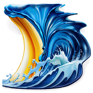 Tidal Wave Splash PNG 06252024 PNG with transparent background