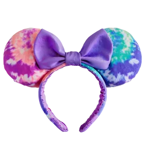 Tie-dye Mouse Ears Png Idk PNG Image