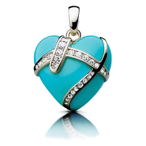 Tiffany Love Heart Pendant Png 06242024 PNG Image