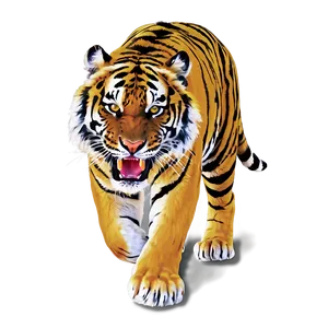 Tiger Full Of Anger Png Bpy47 PNG Image