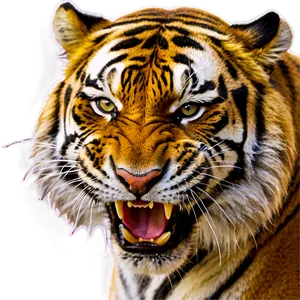 Tiger's Power And Anger Png 30 PNG Image