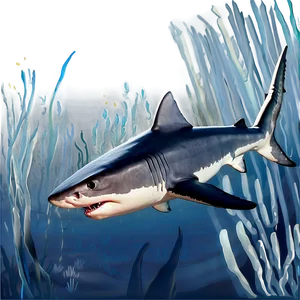 Tiger Shark Habitat Background Png Snu PNG Image