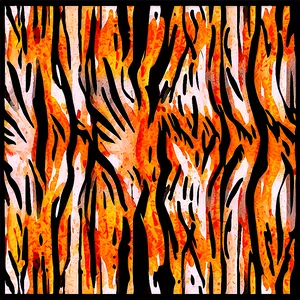 Tiger Stripes Motif Png Tnf93 PNG Image