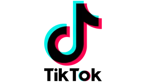 Tik Tok Logo Neon Glow PNG Image