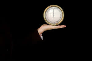 Time In Hand Concept PNG image with transparent background