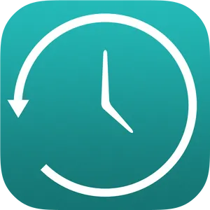 Time Management App Icon PNG Image