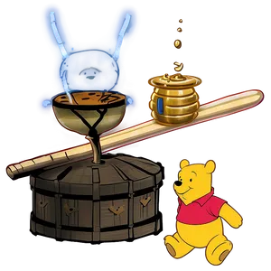 Timeless Pooh Bear And Honey Png 06292024 PNG Image