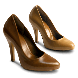 Timeless Tan Heels PNG pul PNG with transparent background