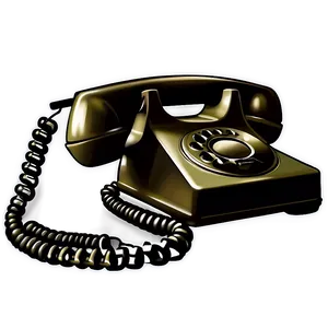 Timeless Telephone Illustration Png 06212024 PNG Image