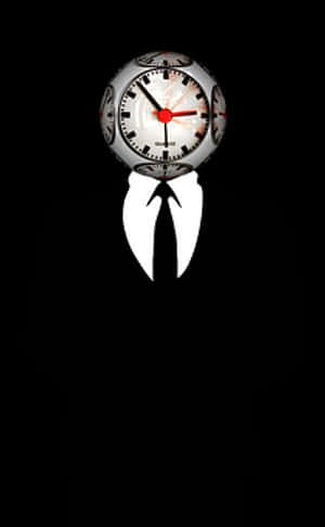 Timepiece Tuxedo Illustration PNG image with transparent background