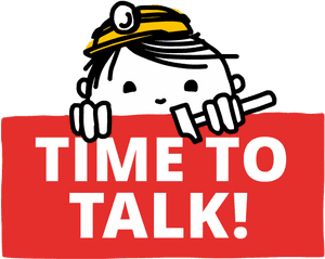 Timeto Talk Cartoon Character PNG image with transparent background