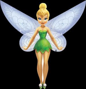 Tinkerbell Classic Pose PNG image with transparent background