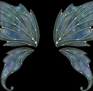 Tinkerbell Inspired Fairy Wings PNG image with transparent background