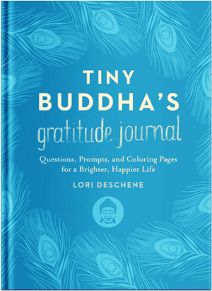 Wisdom Quotes, Letting Go, Letting Happiness In - Tiny Buddha's Gratitude Journal By Lori Deschene PNG image with transparent background