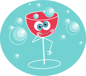 Wine Glasses Cartoon Drunk, HD Png Download PNG image with transparent background
