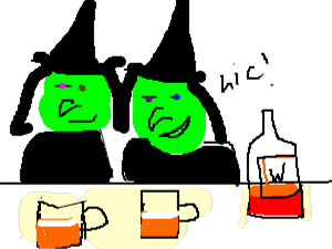 Drunk Witch Cliparts, HD Png Download PNG image with transparent background