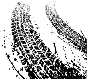 Truck Tire Tracks Png - Tire Track Clip Art, Transparent Png PNG