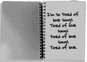 #freetoedit #imsotired #lauv #love #note #notebook, HD Png Download PNG image with transparent background