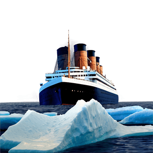 Titanic Iceberg Collision PNG hjg83 PNG image with transparent background