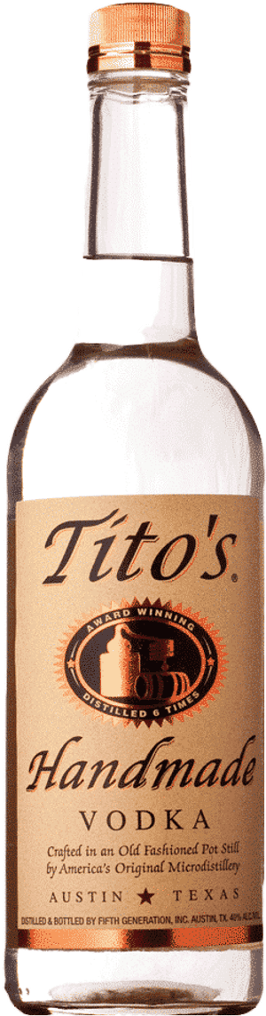 Tito's Handmade Vodka - Tito's Handmade Vodka, HD Png Download PNG image with transparent background