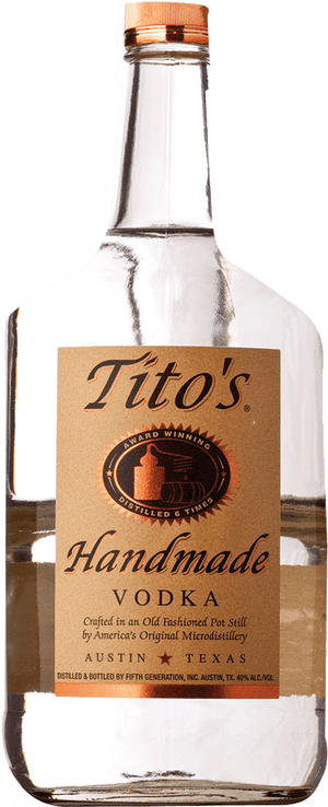 Tito's Vodka Png - Tito's Handmade Vodka, Transparent Png PNG