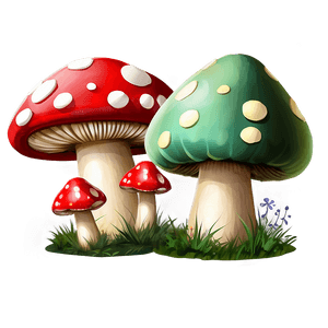 Toadstool Trio PNG bww58 PNG