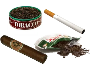 Tobacco Products Variety PNG Image