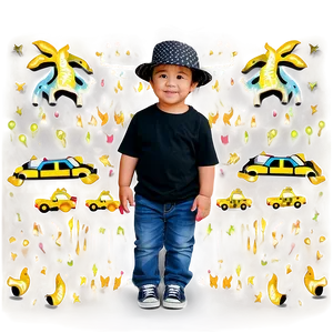 Toddler In Hat Png Hcr22 PNG Image