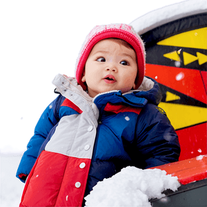 Toddler in Snow PNG 31 PNG with transparent background