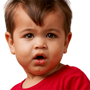Toddler Making Faces PNG iwy PNG with transparent background
