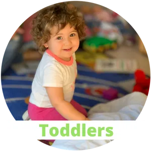 Toddler Playtime Moment PNG Image