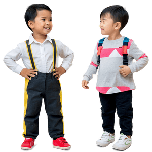 Toddler with Siblings PNG iry PNG with transparent background