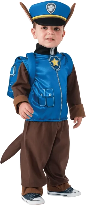 Toddlerin Chase Costume Paw Patrol PNG Image