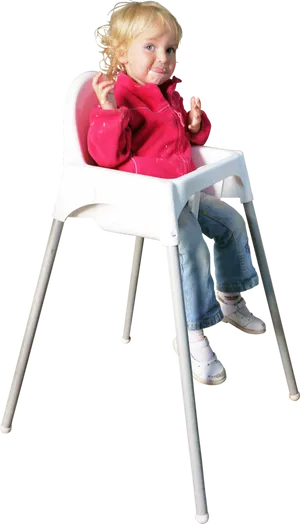 Toddlerin Highchair PNG Image