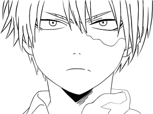 Todoroki Lineart - Shoto Todoroki Line Art, HD Png Download PNG with transparent background