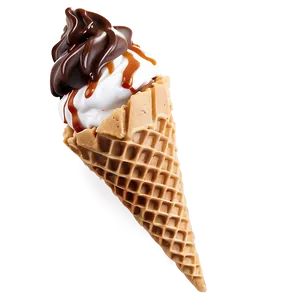 Toffee Waffle Cone Png 06282024 PNG Image