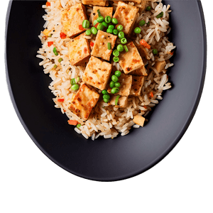 Tofu Fried Rice PNG 06262024 PNG with transparent background