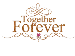 Together Forever Valentines Day Graphic PNG Image