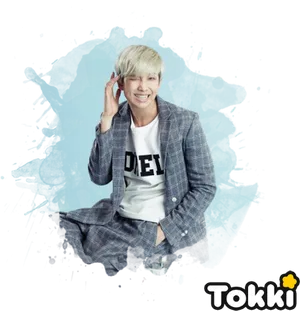 Tokki B T S Member Artistic Background PNG Image