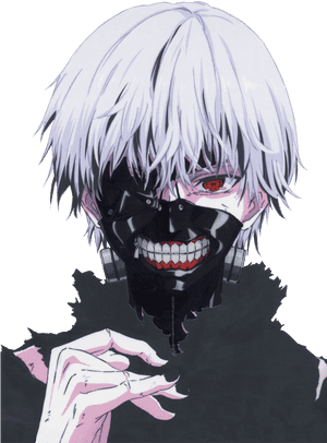 Tokyo Ghoul Anime Character PNG image with transparent background