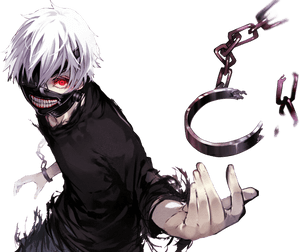 Tokyo Ghoul Character Breaking Free PNG image with transparent background