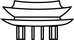 Tokyo Pagoda Icon PNG image with transparent background