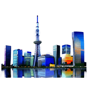 Tokyo Skyline Japan PNG 84 PNG image with transparent background