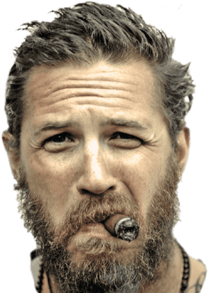 Tom Hardy Cigar - Conor Mcgregor And Tom Hardy, HD Png Download PNG image with transparent background