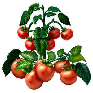 Tomato Plant Garden PNG 06212024 PNG