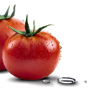 Tomato With Water Drops Png Gmn83 PNG Image