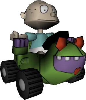 Tommy Pickles Rugrats Racing Adventure PNG Image