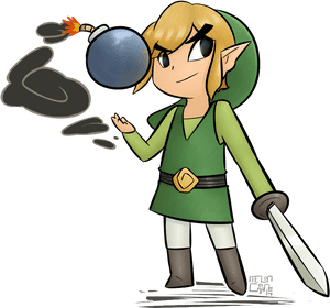 Toon Link Bomb , Png Download - Toon Link Bomb, Transparent Png PNG image with transparent background