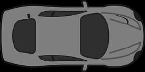 Top Down Racing Car Vector PNG with transparent background