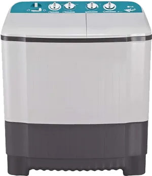 Top Loading Washing Machine Whiteand Gray PNG Image